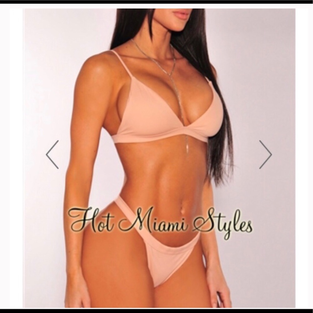 NWT Hot Miami Styles Blush Bikini